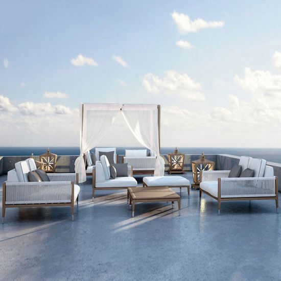 Luxury outdoor furniture and indoor accessories