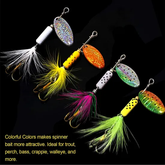 Fishing Spinners for Bass Trout Crappie Fishing Spinner - China Fishing  Tackle and Fishing Lure price