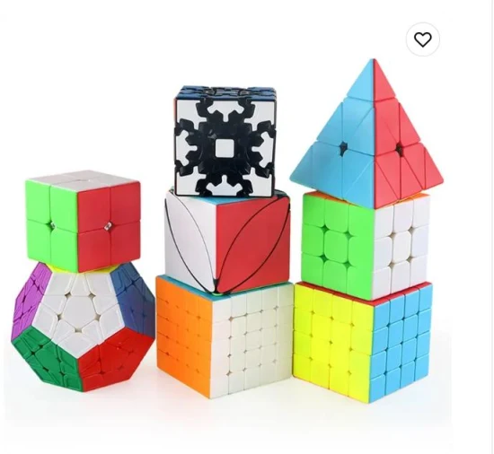 QiYi Jelly Color Speedcube 5 in 1 Set Professional Magic Cube Speed Puzzle  2x2 3x3 4x4 5x5 Pyraminx Original QY Toys Cubo Magico - AliExpress