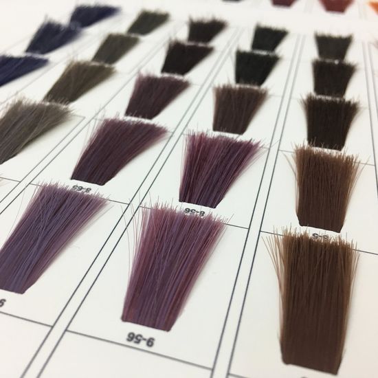 Hair Fiber Color Chart