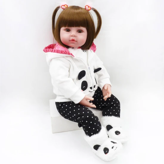 Latest new 58cm Silicone Reborn Baby Dolls Boneca Reborn Realista