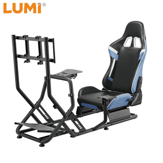 LUMI Car PC Driving Steering Wheel Stand Gaming SIM Racing Simulator Cockpit with Seat - China SIM Racing Cockpit and Racing Simulator price