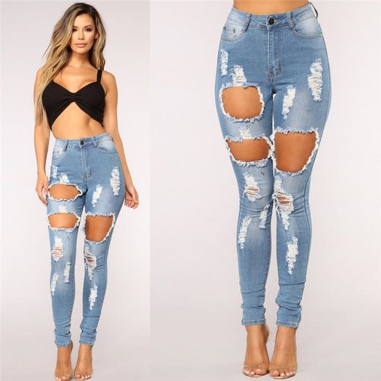 distressed jeans womens high waisted