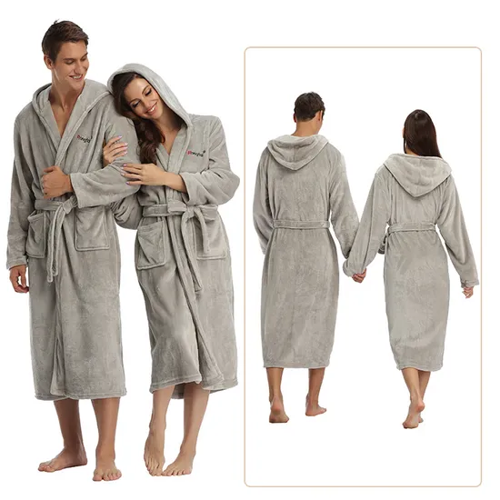 Men's Hooded Robe, Luxury Loungewear