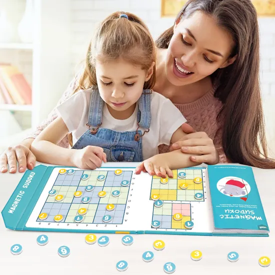 Jeu de bois Sudoku Jeu de société éducatif éducatif Jouet d'échecs