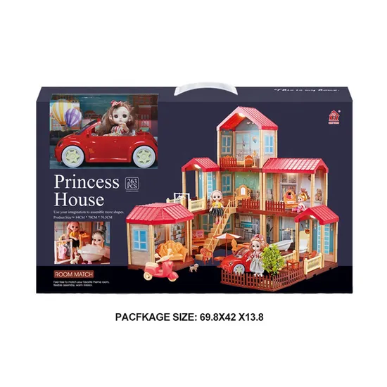 Plastic Female Barbie Doll Houses