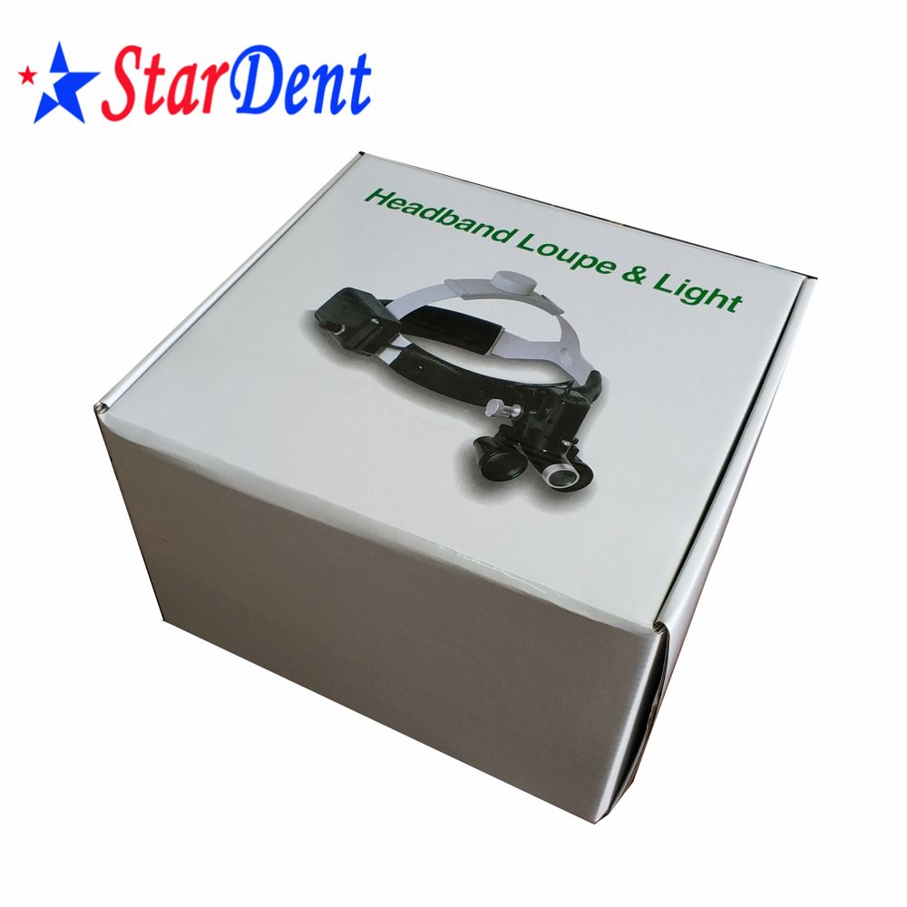 Dental Material Wireless LED Headlight Dental Surgical Loupe Dental Magnifier Glass