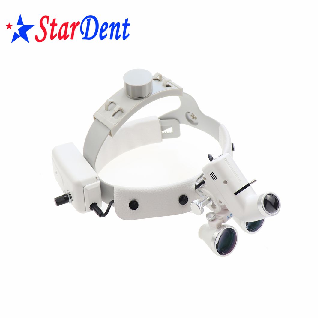 Dental Material Wireless LED Headlight Dental Surgical Loupe Dental Magnifier Glass