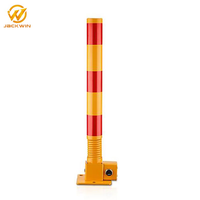 Road Post Steel Pole Parking Space Blocker Parking Barrier Lock with Spring pictures & photos