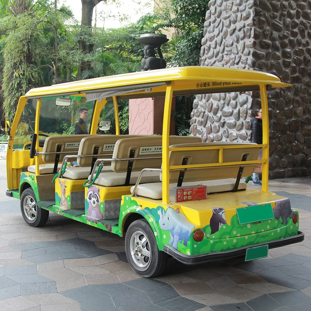 Carton Electric Sightseeing Vehicle Electric Shuttle Bus for Theme Park -  China Electric Sightseeing Vehicle, Electric Shuttle Bus