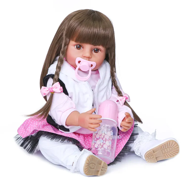 Bebe Reborn Panda Clothing Set Silicone Reborn Baby Doll For Girls 20inch  50cm Reborn Toddler Bonecas Gift Lol - Dolls - AliExpress