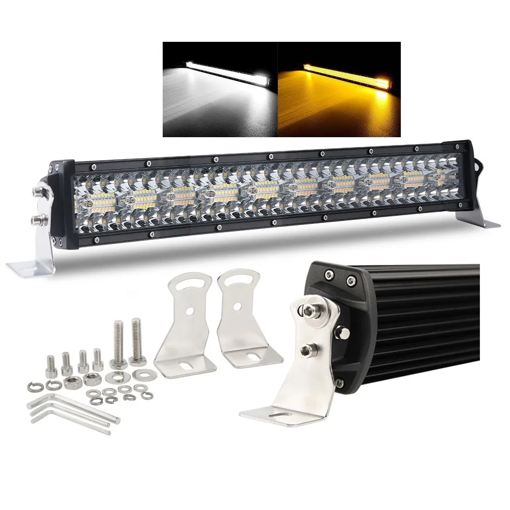 2020 年デュアルカラー 4X4 オフロード 9d 駆動 LED バー、 3 列