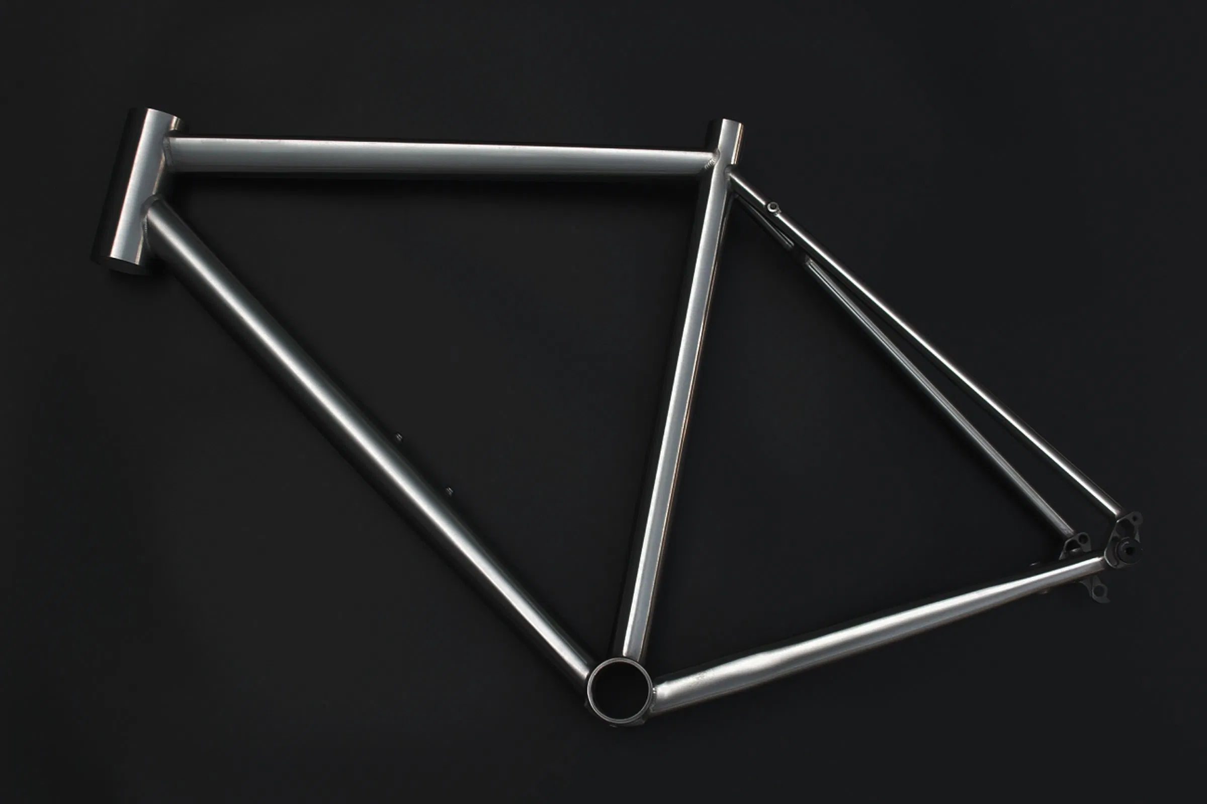 Rocket22 Internal Cable Routing of Titanium Road Bike 700c*28c