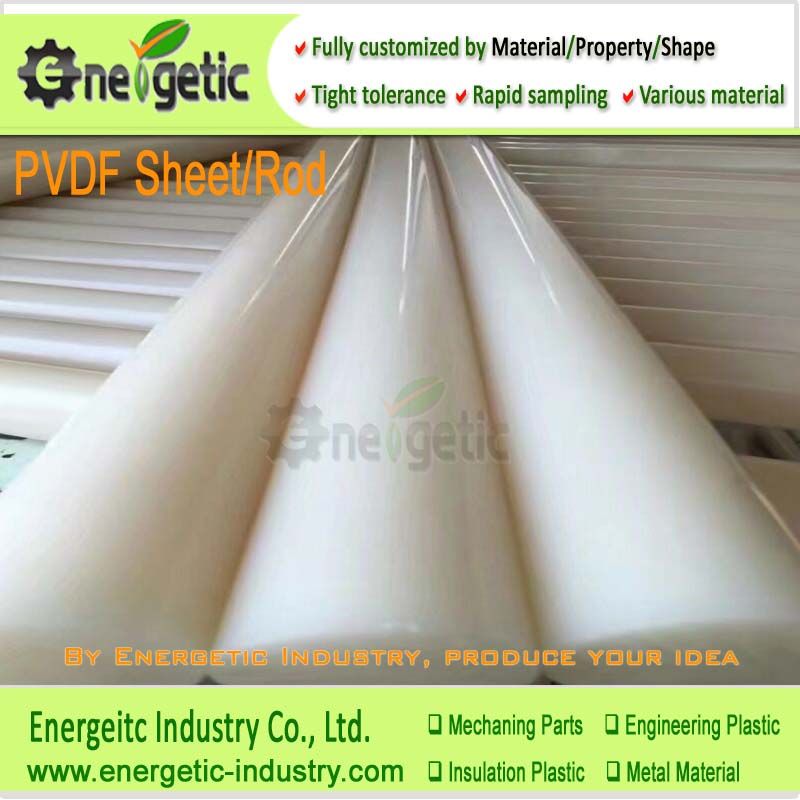 White Chemical Resistance PVDF Rods, PVDF Rod, PVDF Tube, PVDF Panel, PVDF Sheet, PVDF Board, PVDF Pipe Fitting, PVDF Tubing pictures & photos