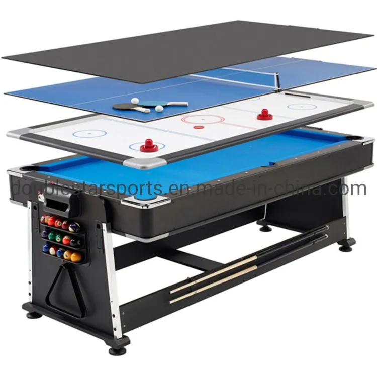 4-em-1 Multi-Game mesa de bilhar Pool multifuncional de mesa de jogo -  China Bilhar e Piscina Cue preço