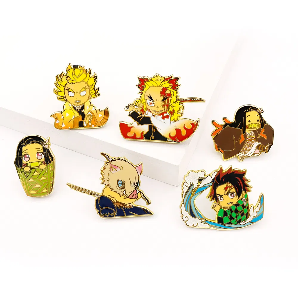 Badge Pins Demon Slayer: Kimetsu no Yaiba Oni 滅祭 - Anime Sannen Kinen Sai -  Demon Slayer: Kimetsu no Yaiba Hinokami Keppu-tan Experience Area, metal  badge, Tanjiro Kamado Experience Privilege