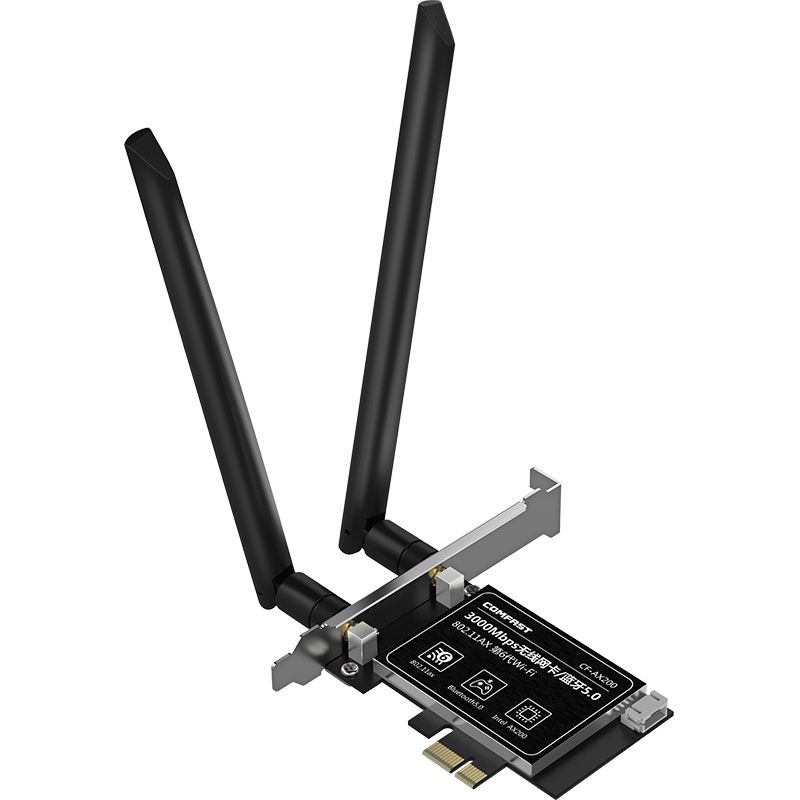 Comfast Wireless Dual Band 3000Mbps Intel Ax200 Bluetooth 5.0 PCI-E WiFi 6 Card 802.11AC/Ax for Windows 10 pictures & photos