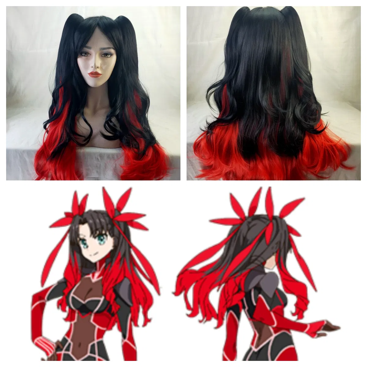 Stylish Anime Waves Hair (Black)'s Code & Price - RblxTrade