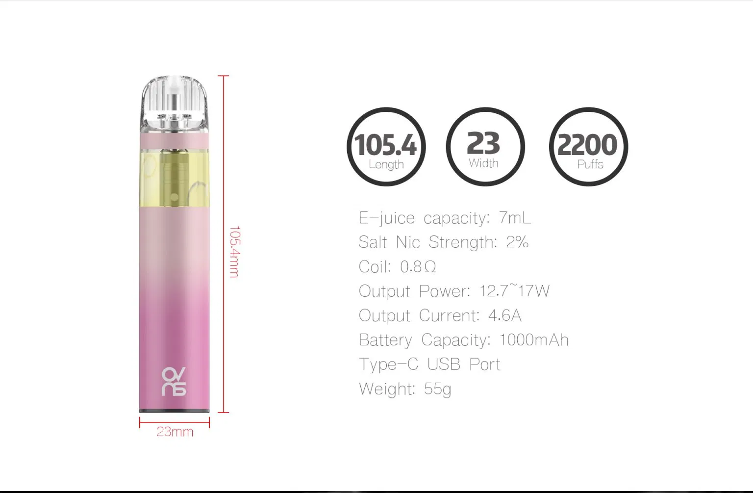 E-Cigarette OEM Wholesale Ovns Hyper X 7ml Disposable Vape Pod - China  Vape, Disposable Vape