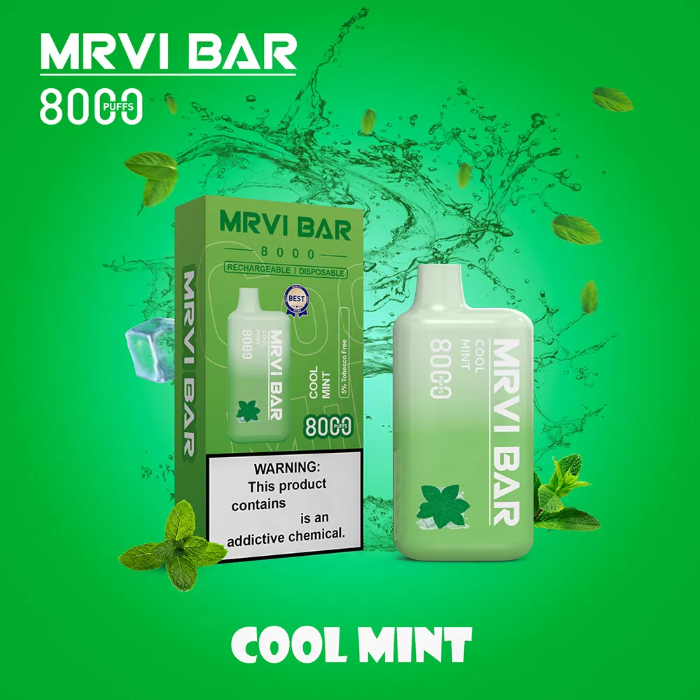 MRVI BAR 8000 Puffs Vape Pen With 650mAh 5000mah Battery, 15ml Prefilled  Pod, And 10 Flavors In Stock Now! From Sellernick, $3.75