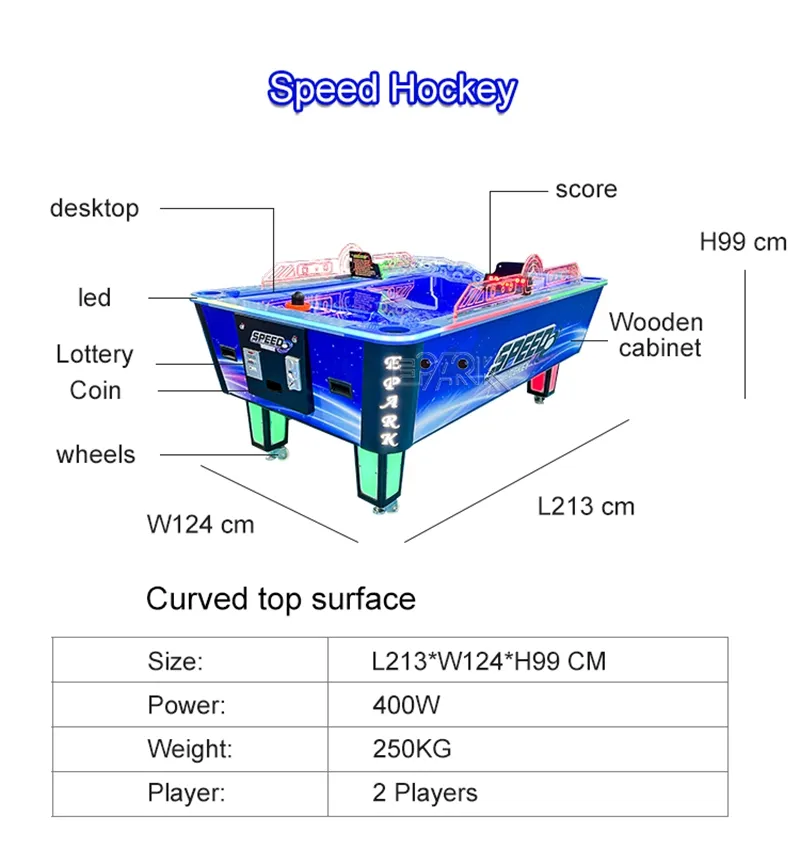 Selling Amusement Arcade Air Hockey Table 2 Player Air Hockey Game Machine  Hockey Coined Parent-Child Game Machine Adult Video City Equipment  Children's Coined - China Game and Play price